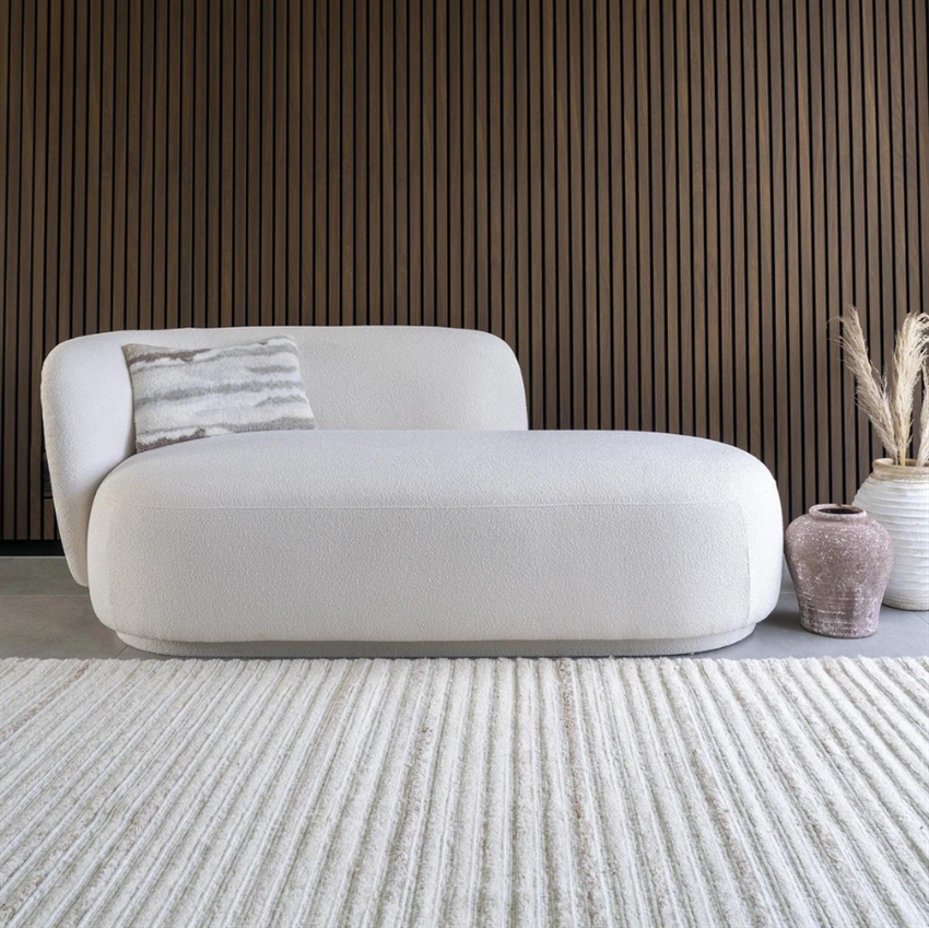 Milano daybed - Natur stof m. pude | Møbelsalg.dk