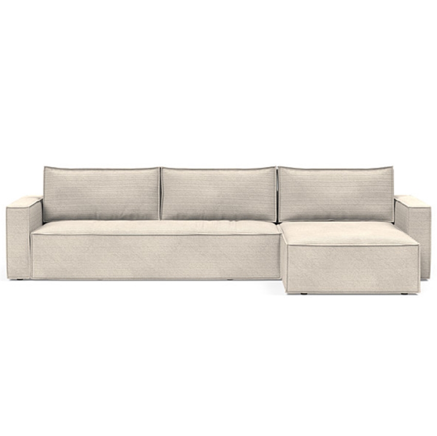 Newilla Sovesofa - Corduroy Ivory inkl. lounger | Møbelsalg.dk
