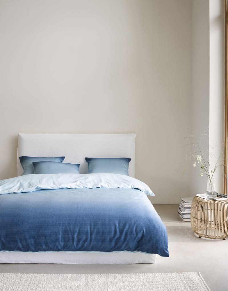 Marc O polo Juom Blue Duvet Cover- 140x200/60x63