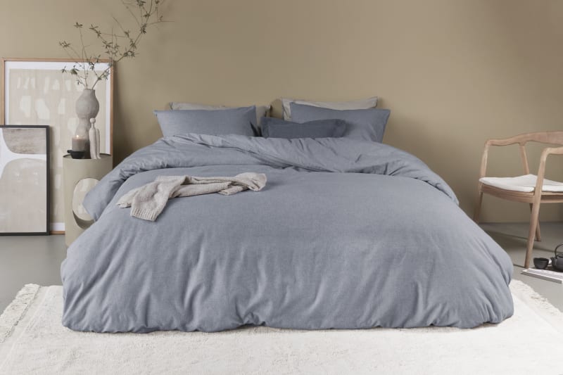 Bedding house Flonel Frost Blå Grå 140x200