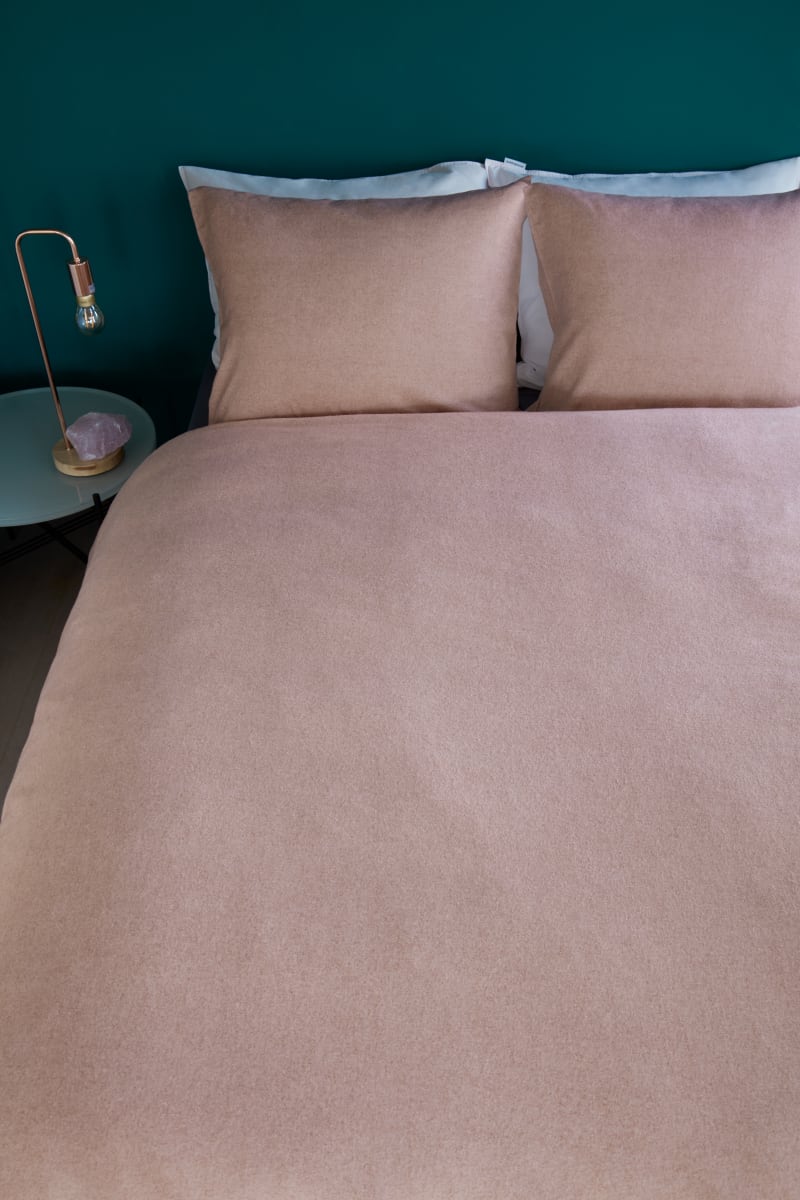 Bedding house Flonel Frost Mørk Rosa 140x200