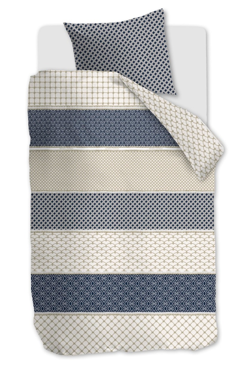 Riviera Maison Duvet Cover Ropes Navy140x200/60x63 cm