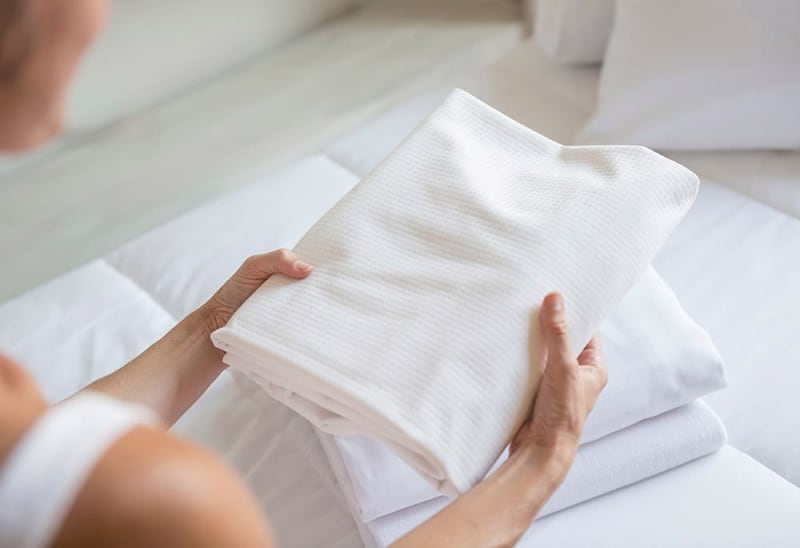 Thermo-regulating OUTLAST PROTECTOR FROST 160X200 CM