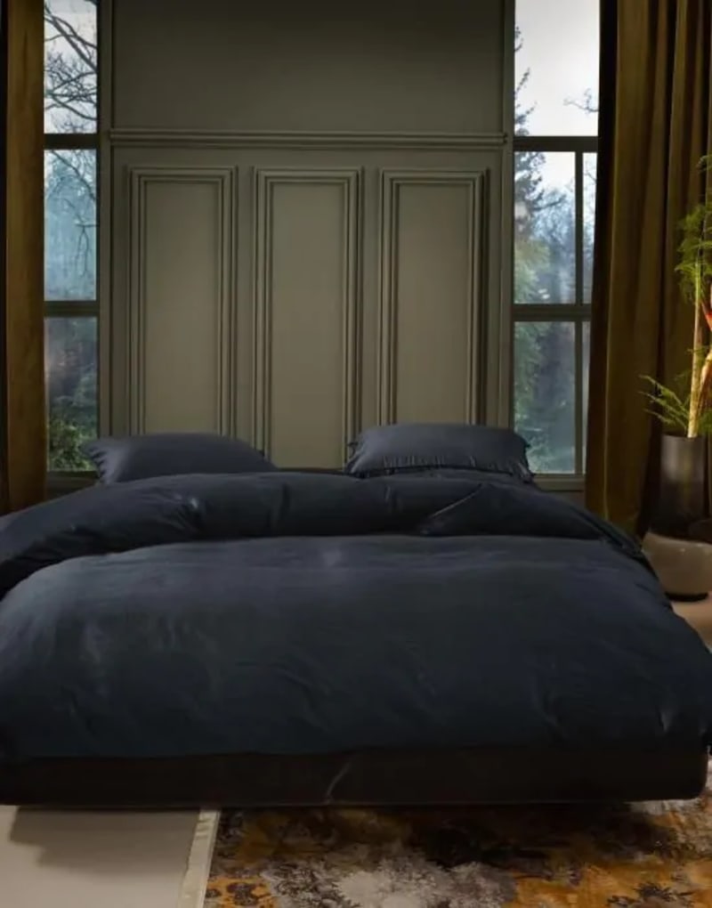 Essenza Minte Duvet cover Nightblue 1p set 140x220+60x63