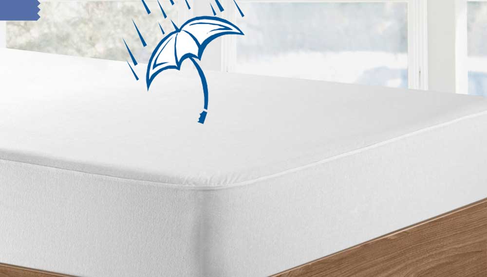 Velfont Vådliggerlagen til baby og junior seng Hvid - 180x200 Dobbeltseng