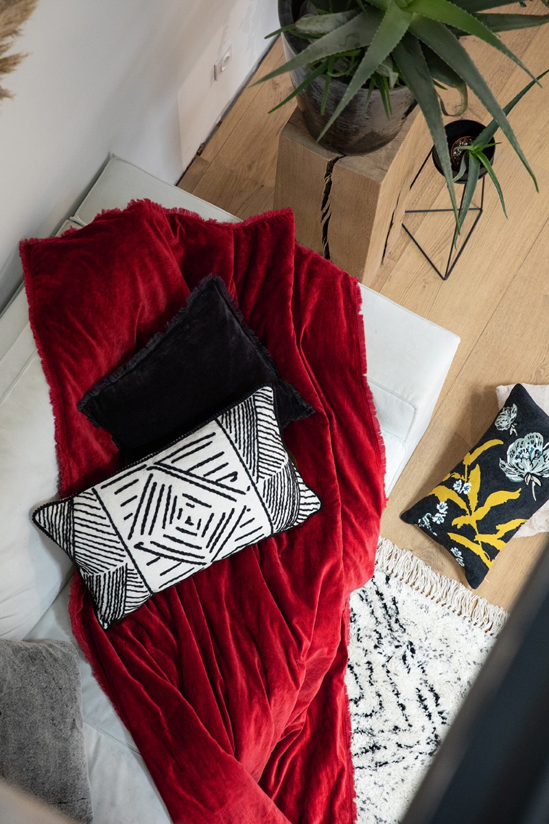 Fara Plaid 135 x 200 cm Rubis