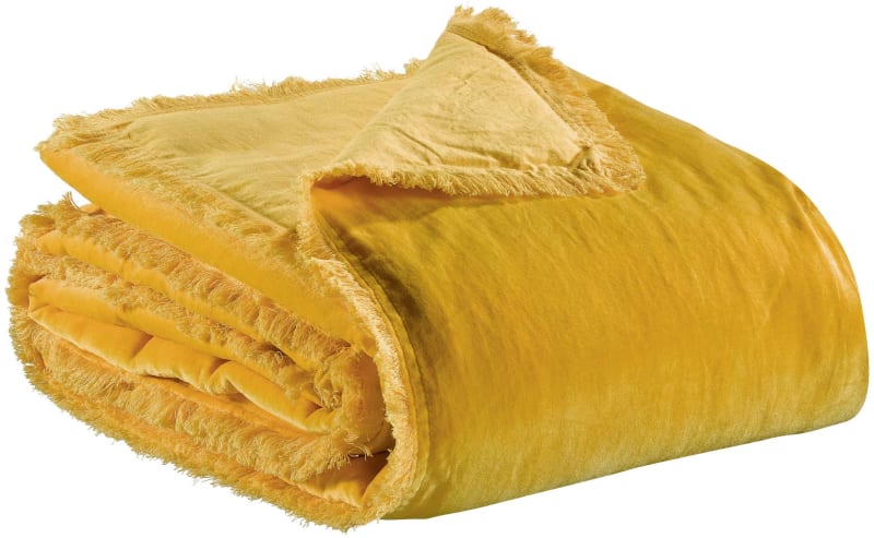 Fara Plaid 135 x 200 cm Curry