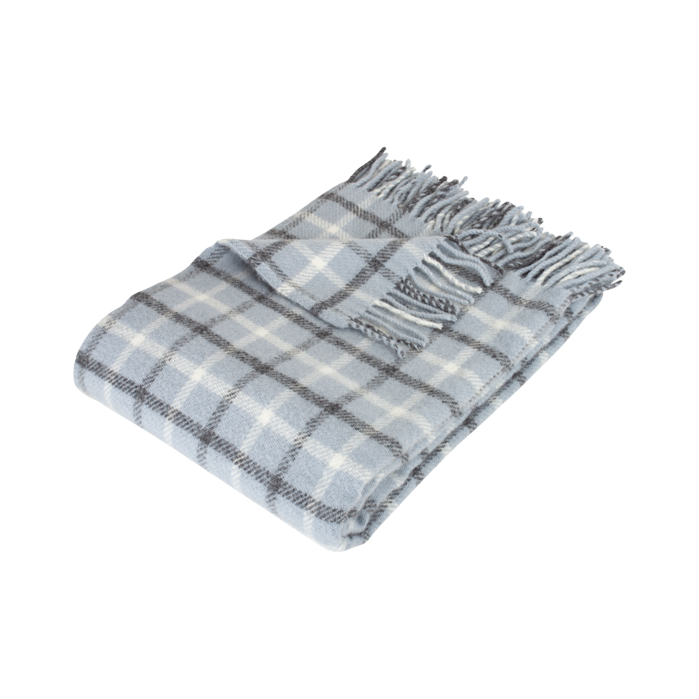 Arctic AXEL Dusty blue uldplaid