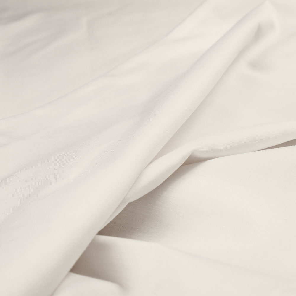 Night & Day SATIN Boxlagen - flere farver og størrelser - 90x200 cm - Creme