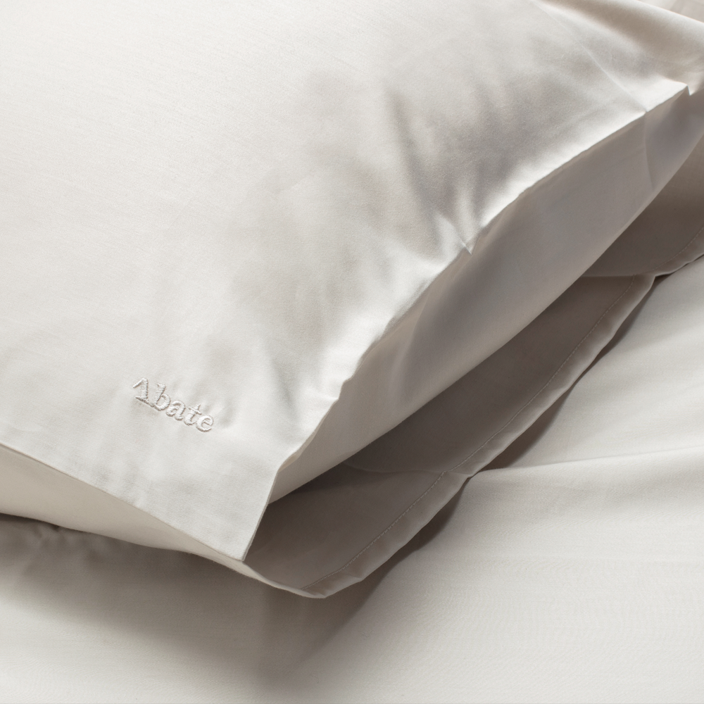 Abate SENGESÆT i Egyptisk bomuld - Beige - 200x220 cm