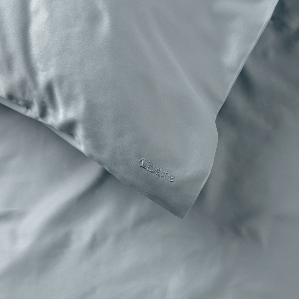 Abate SENGESÆT i Egyptisk bomuld - Lyseblå - 140x220 cm