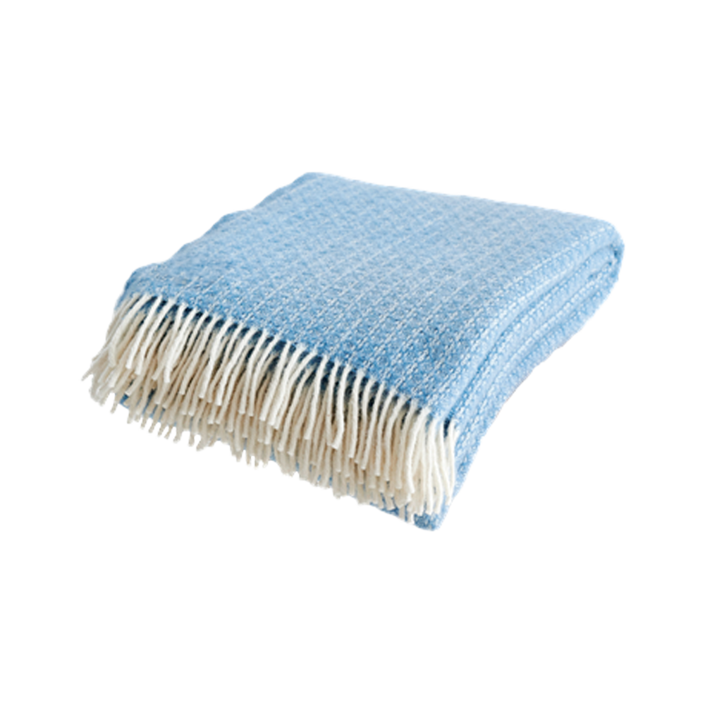 Night & Day ANDA Blå uldplaid